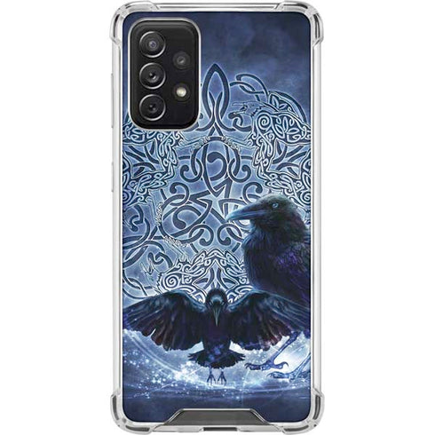 Brigid Ashwood Celtic Raven Galaxy A72 5G Clear Case